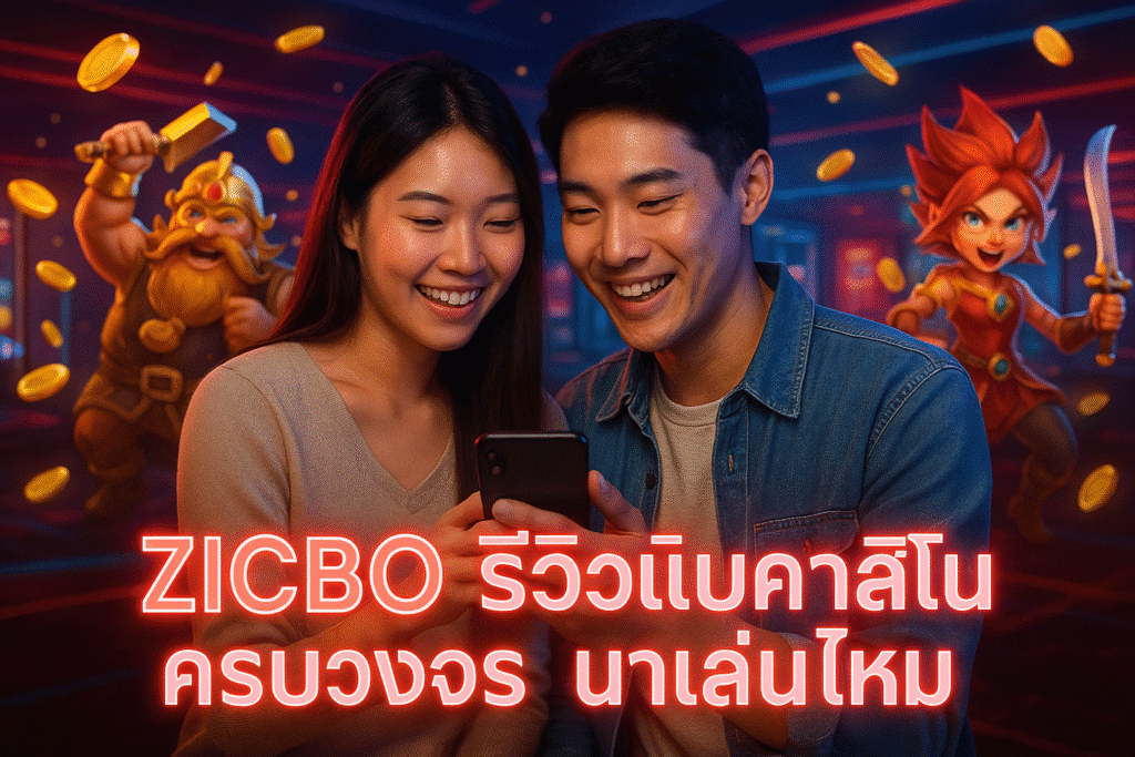 ZICBO รีวิวเว็บคาสิโนครบวงจร น่าเล่นไหม