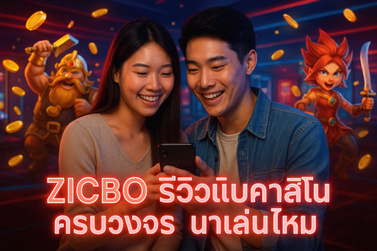 ZICBO รีวิวเว็บคาสิโนครบวงจร น่าเล่นไหม